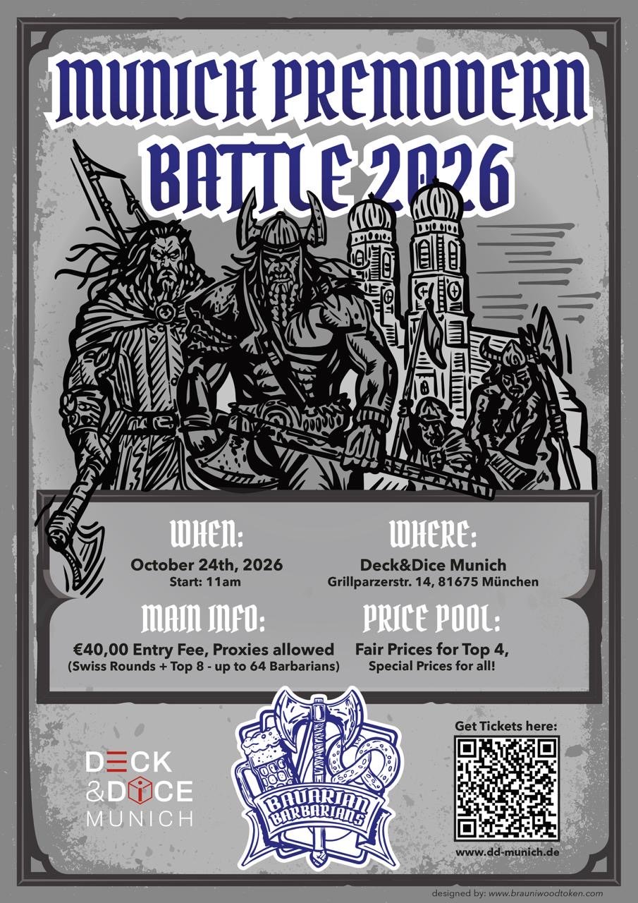 MUNICH PREMODERN BATTLE 2026